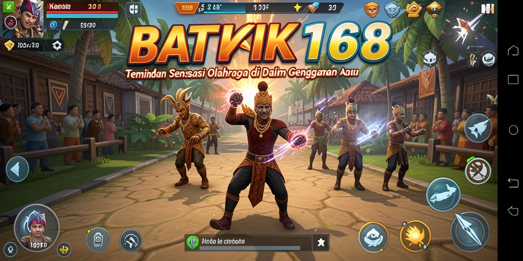 Tampilan menarik dari gameplay taruhan olahraga di BATIK168.