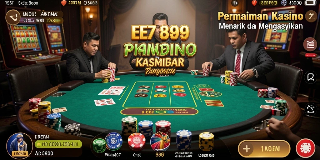 Screenshot EE789 menampilkan momen seru bermain Kasino.