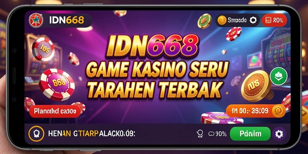 Tampilan gameplay seru di IDN668, penuh aksi dan keseruan Kasino.