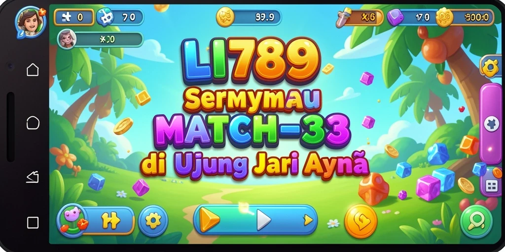 Tampilan menarik dari gameplay LI789 yang penuh warna.