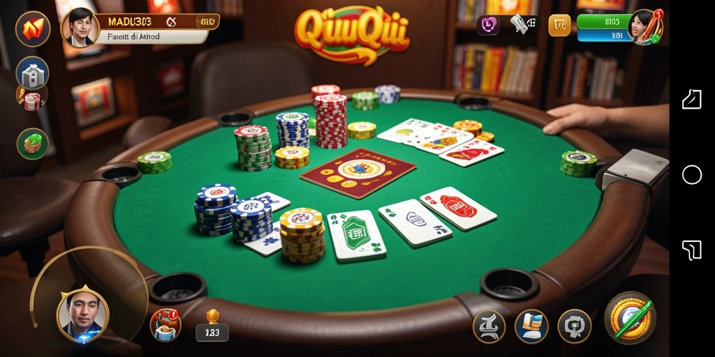 Gameplay seru dan kompetitif dalam MADU303 QiuQiu.