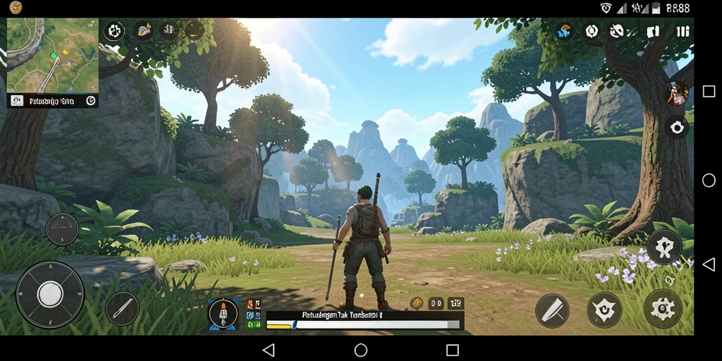 Tampilan gameplay <strong>RK88</strong> yang menakjubkan dalam dunia terbuka.