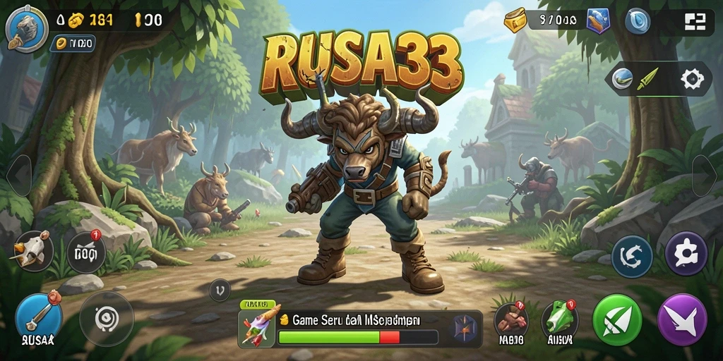 Tangkapan layar RUSA33 menampilkan gameplay yang seru dan interaktif dalam genre Idle.