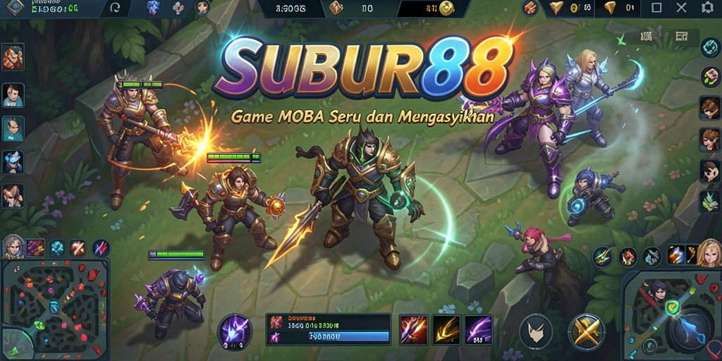 Tampilan seru gameplay dalam SUBUR88 yang penuh aksi.