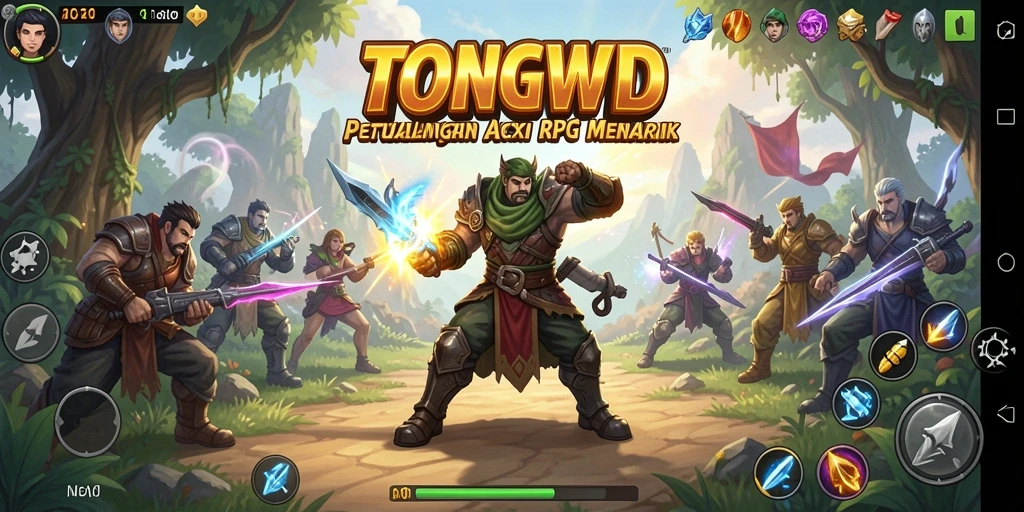Tampilan menarik dari gameplay TONGWD saat beraksi.